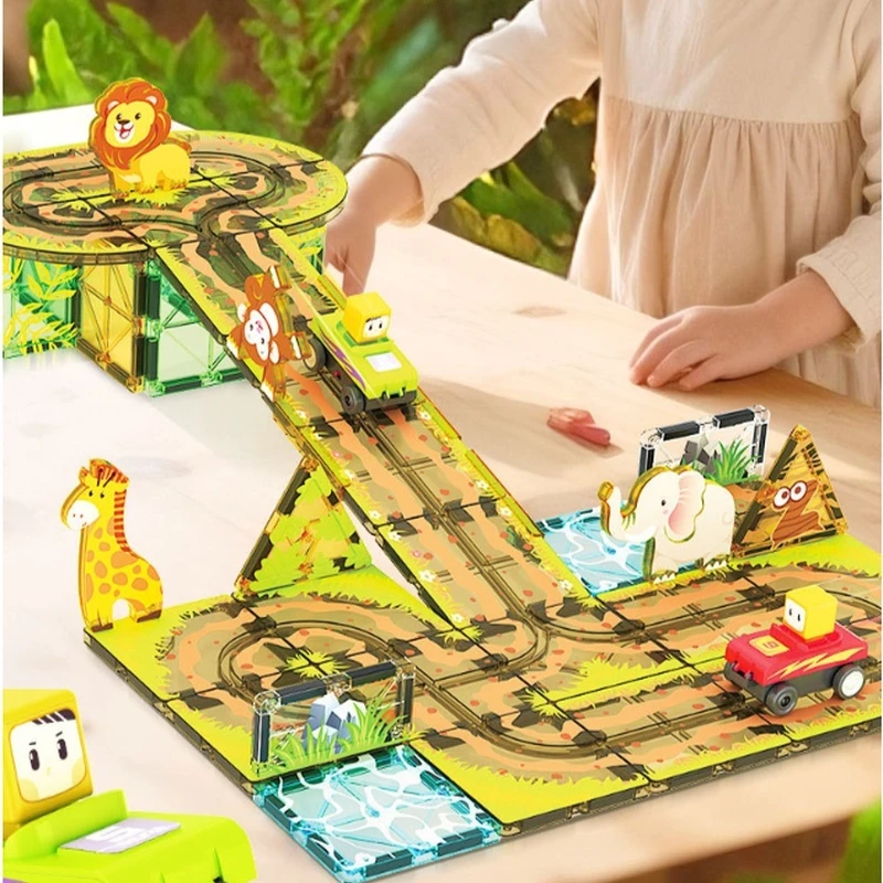 Building Blocks - Magnetic Building Blocks Set with Electric