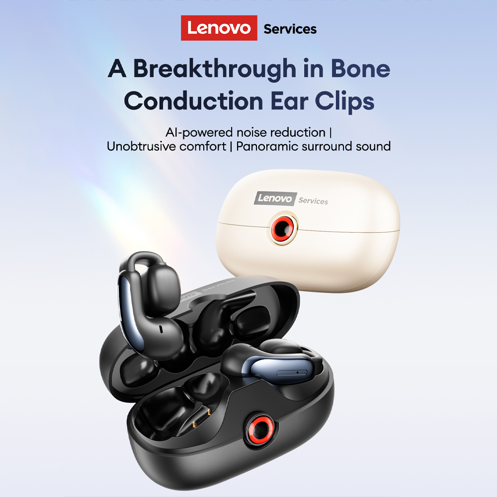 Video Games - Lenovo LES-108 Bone Conduction TWS Ear