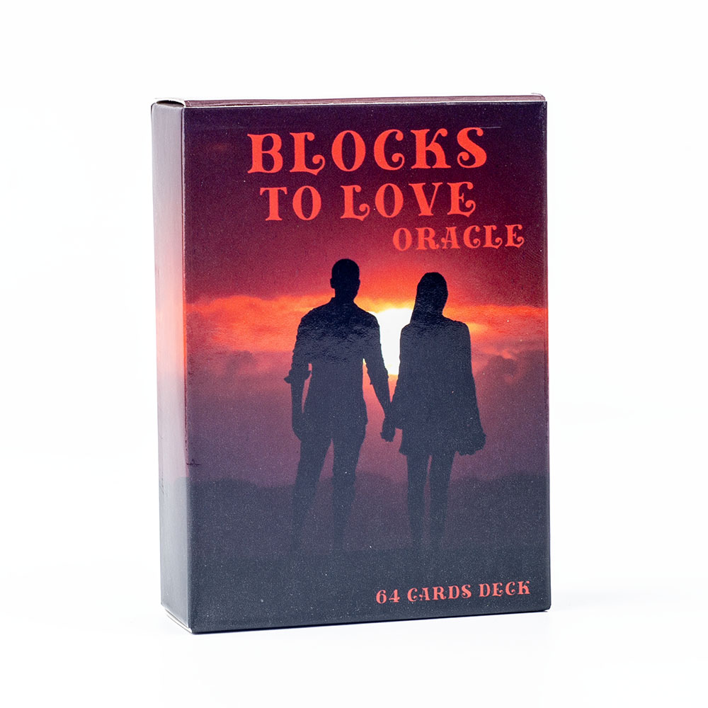 Tarot Cards Deck With Guidebook - Blocks to Love Oracle 64 Cards