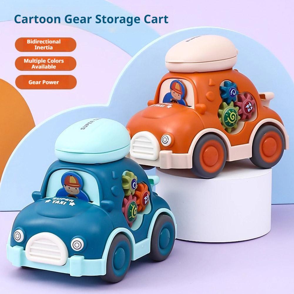 Educational Toys - Cartoon Mini Pull Back Toy Car