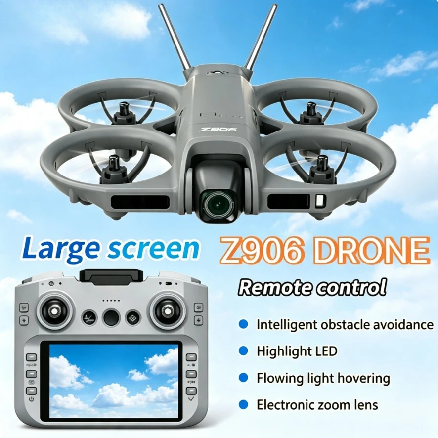 Fpv Brushless Rc Drone 4K - Original Z906 GPS Foldable Drone 8K