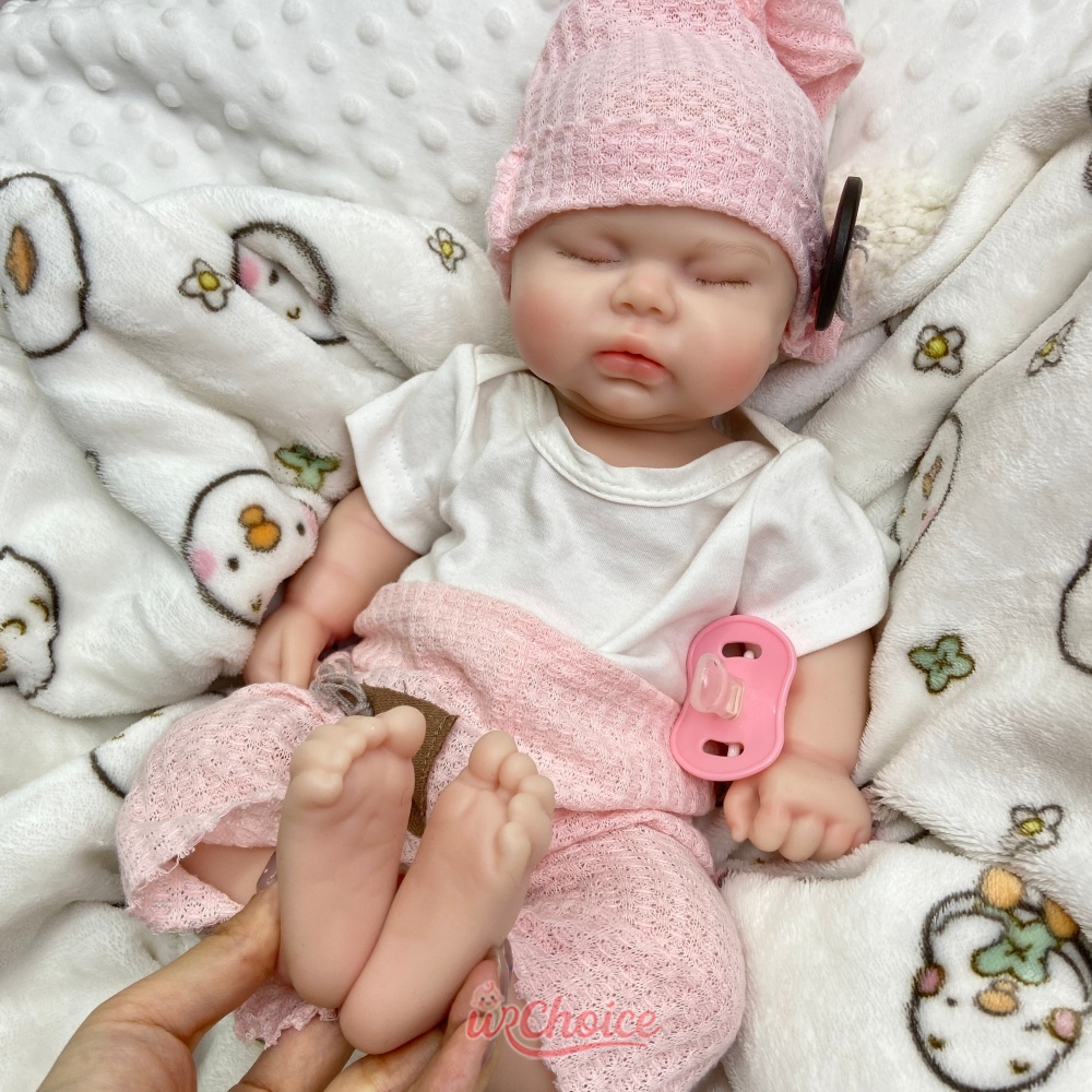 Chubby 47cm Open Mouth Silicon - Reborn Baby Doll Silicone Realistic recension och pris