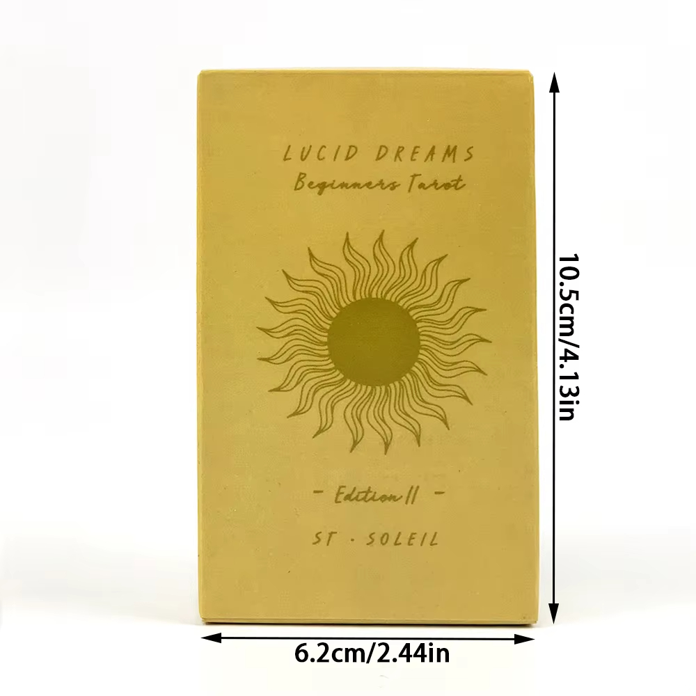 Lucid Dreams Beginners Tarot D - Tarot Cards Deck With Guidebook recension och pris