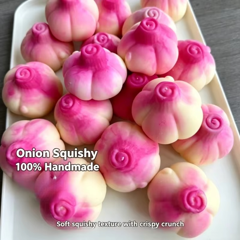 Onion Shaped Squishy Crunch Sq - Building Blocks recension och pris
