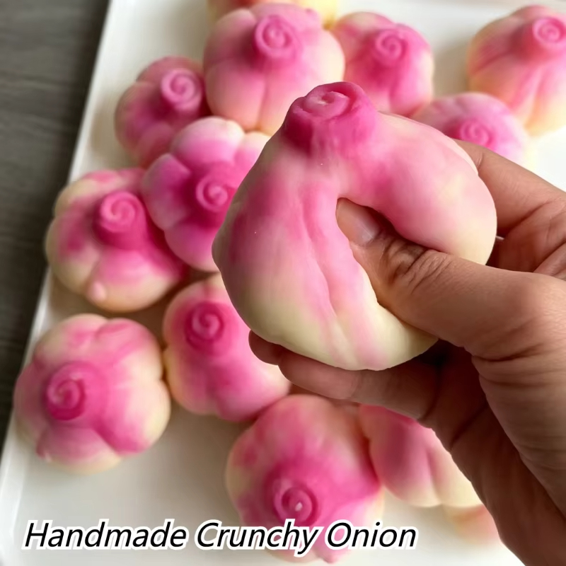 Onion Shaped Squishy Crunch Sq - Building Blocks recension och pris