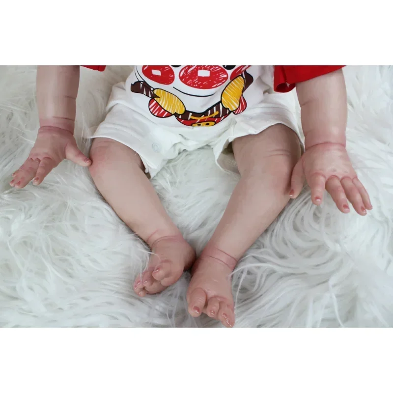 60CM Realistic 24 Inch Real To - Reborn Baby Doll Silicone Realistic recension och pris