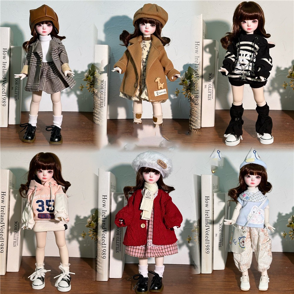 1/6 BJD Doll Dress Doll Fashio - Bjd Doll 1 6 Full Set With Clothes recension och pris