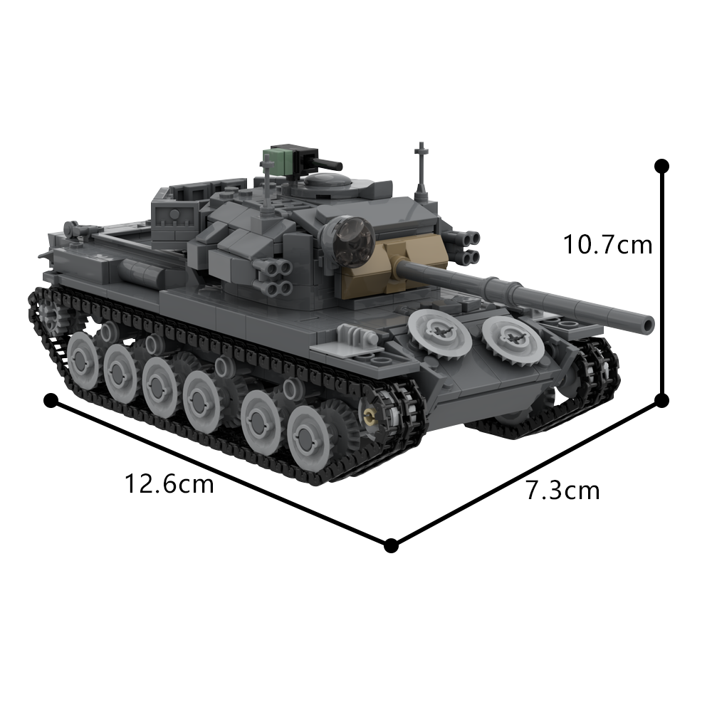 MOC Centurion mk. 5/1 Tank Bui - Lego Compatible Military Tank recension och pris