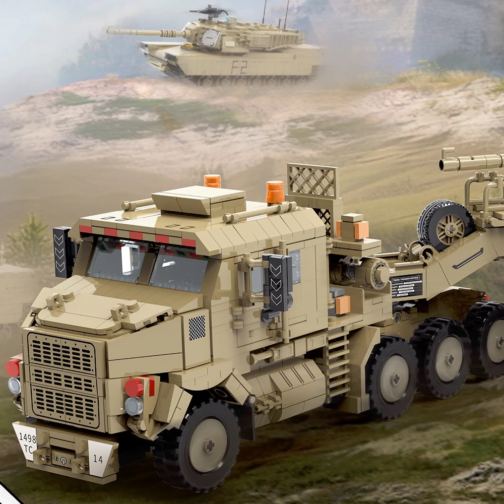 Military WW2 M1070 Armored Veh - Lego Compatible Military Tank recension och pris