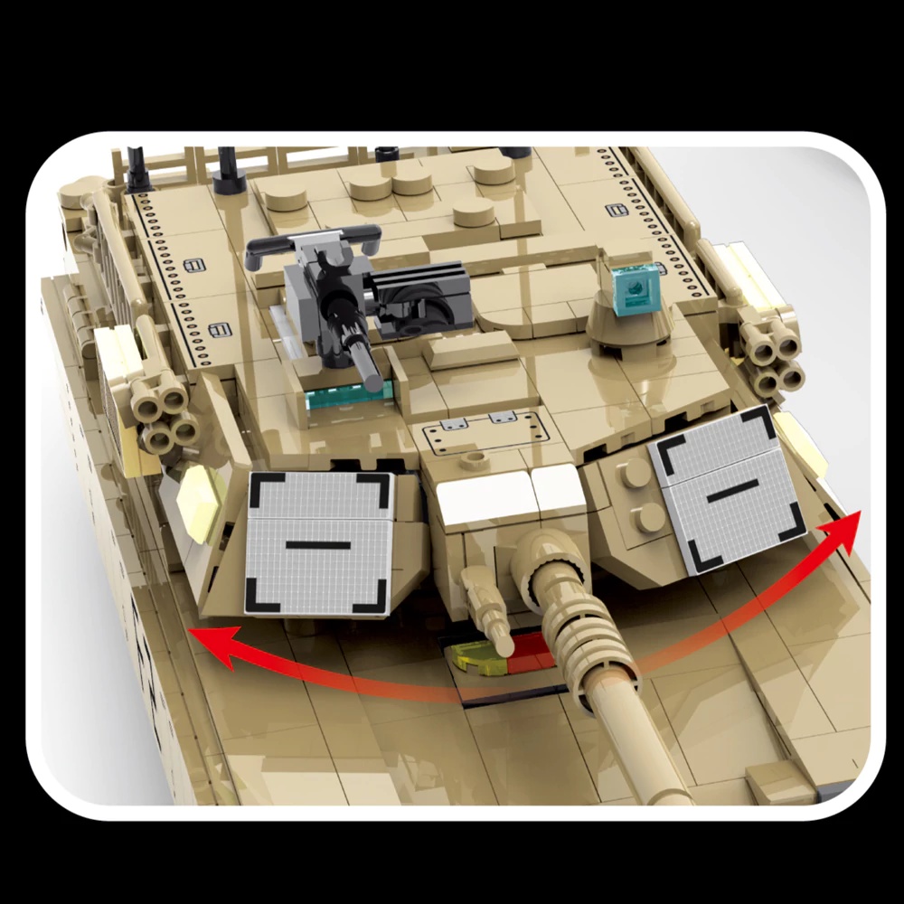 Military WW2 M1070 Armored Veh - Lego Compatible Military Tank recension och pris