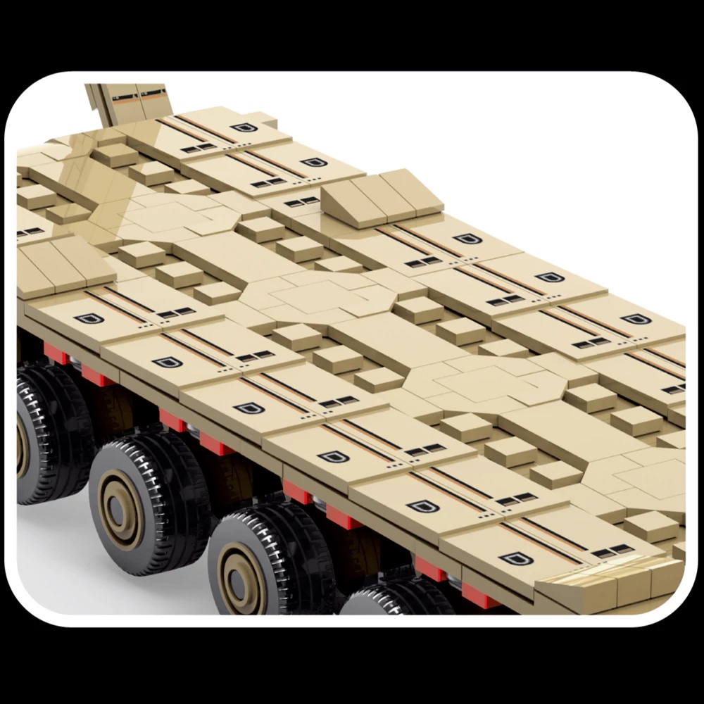 Military WW2 M1070 Armored Veh - Lego Compatible Military Tank recension och pris