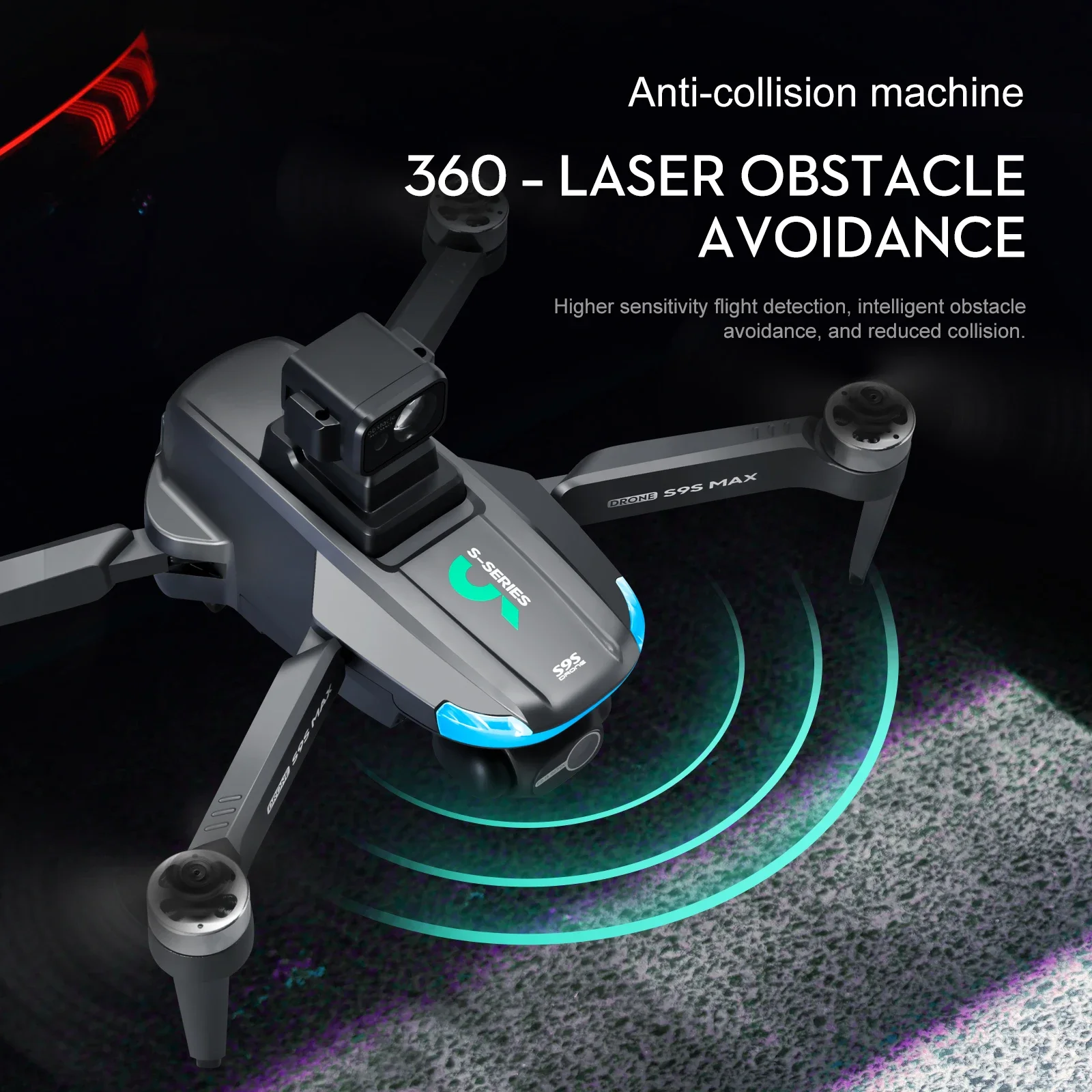 NEW S9S MAX MINI Drone 4K 2-Ax - Fpv Brushless Rc Drone 4K recension och pris