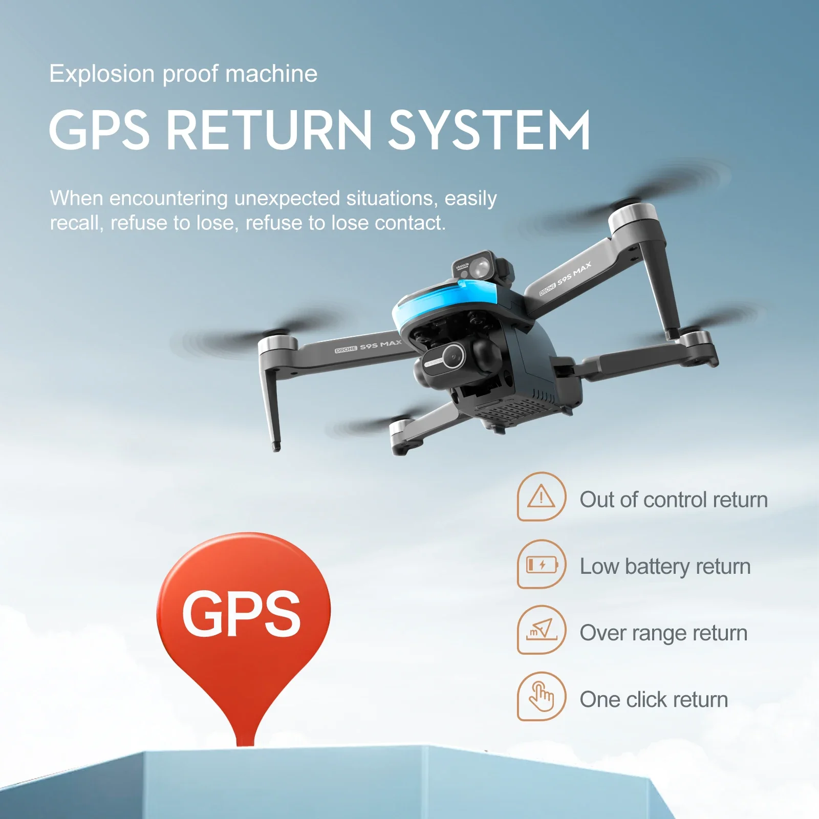 NEW S9S MAX MINI Drone 4K 2-Ax - Fpv Brushless Rc Drone 4K recension och pris