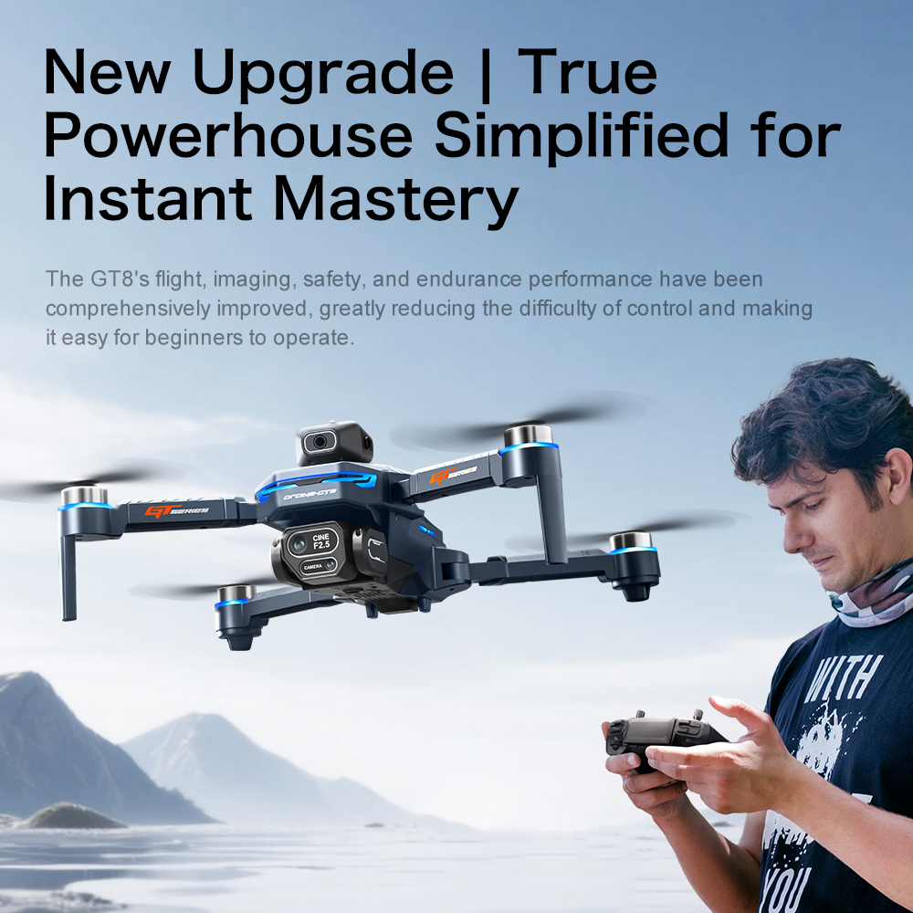 Original GT8 Drone 8K Professi - Fpv Brushless Rc Drone 4K recension och pris