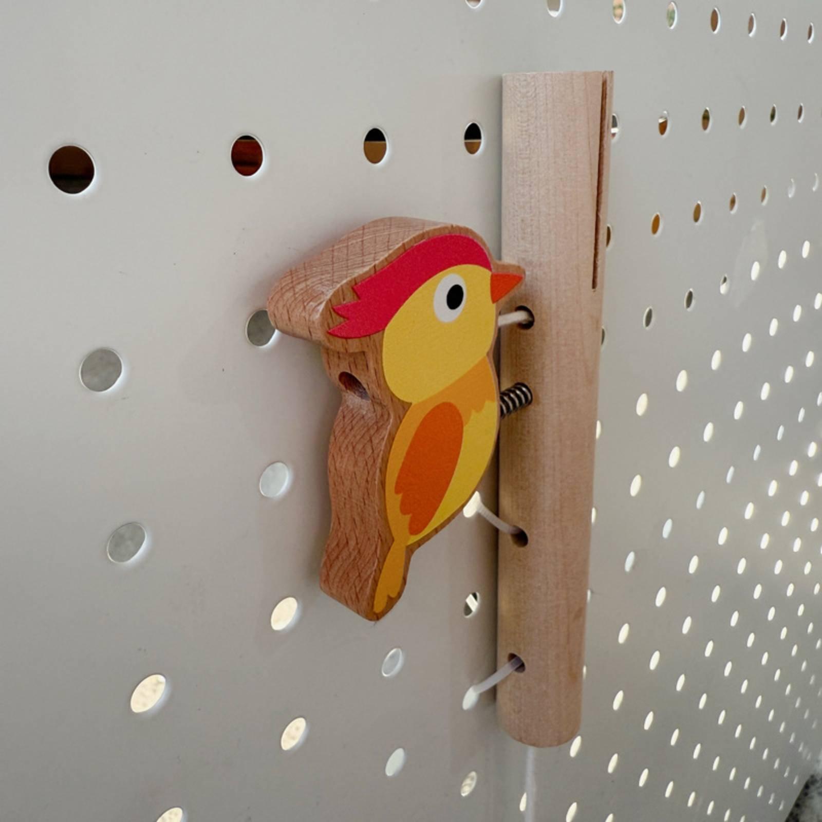 Wooden Busy Board with Pull St - Montessori Wooden Busy Board Toddler recension och pris