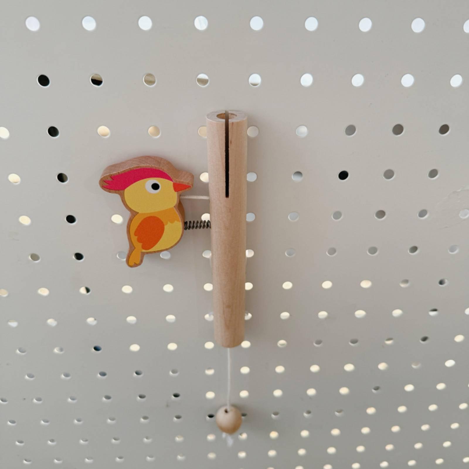 Wooden Busy Board with Pull St - Montessori Wooden Busy Board Toddler recension och pris
