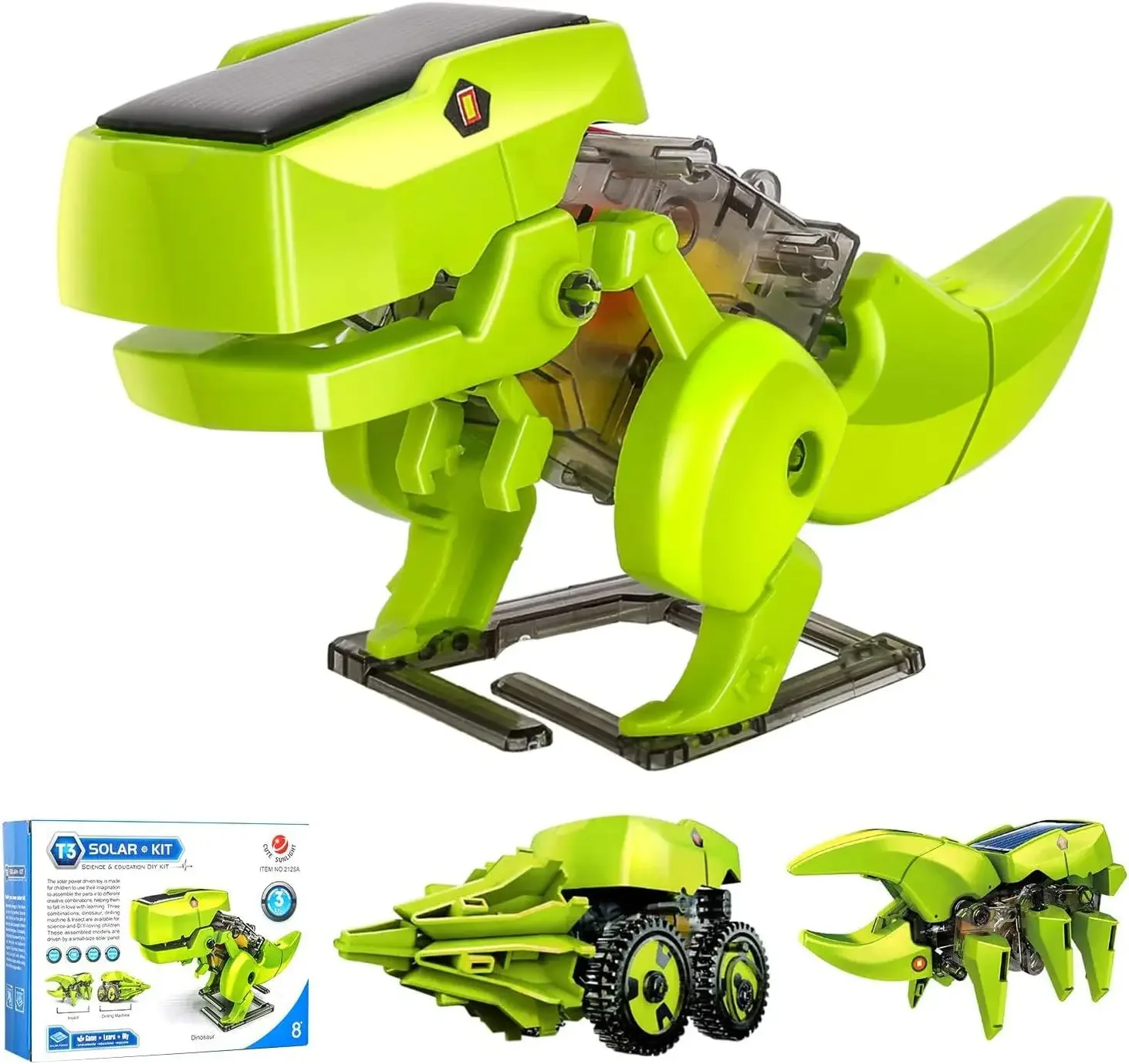 Assemble Solar Robot Kit 3 in  - Stem Solar Robot Kit For Kids recension och pris