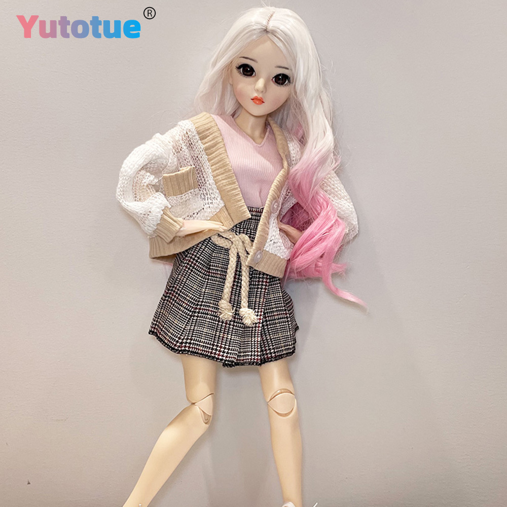 YUTOTUE 24 inch Height Girl Do - Bjd Doll 1 6 Full Set With Clothes recension och pris