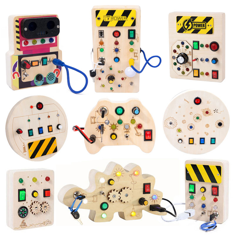 Montessori Busy Board Sensory  - Montessori Wooden Busy Board Toddler recension och pris