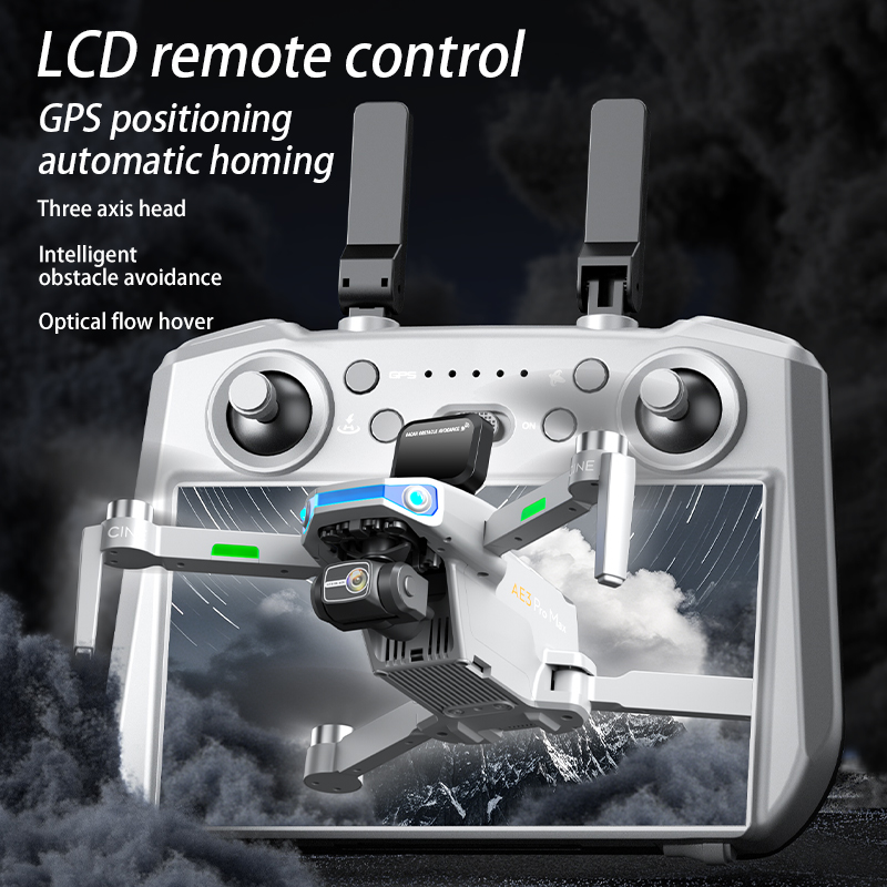 AE3 PRO Max NEW LCD SC GPS Dro - Fpv Brushless Rc Drone 4K recension och pris