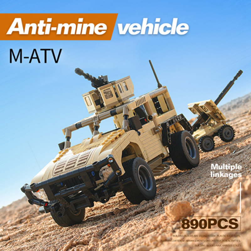 MOC Military Hummer Building B - Lego Compatible Military Tank recension och pris