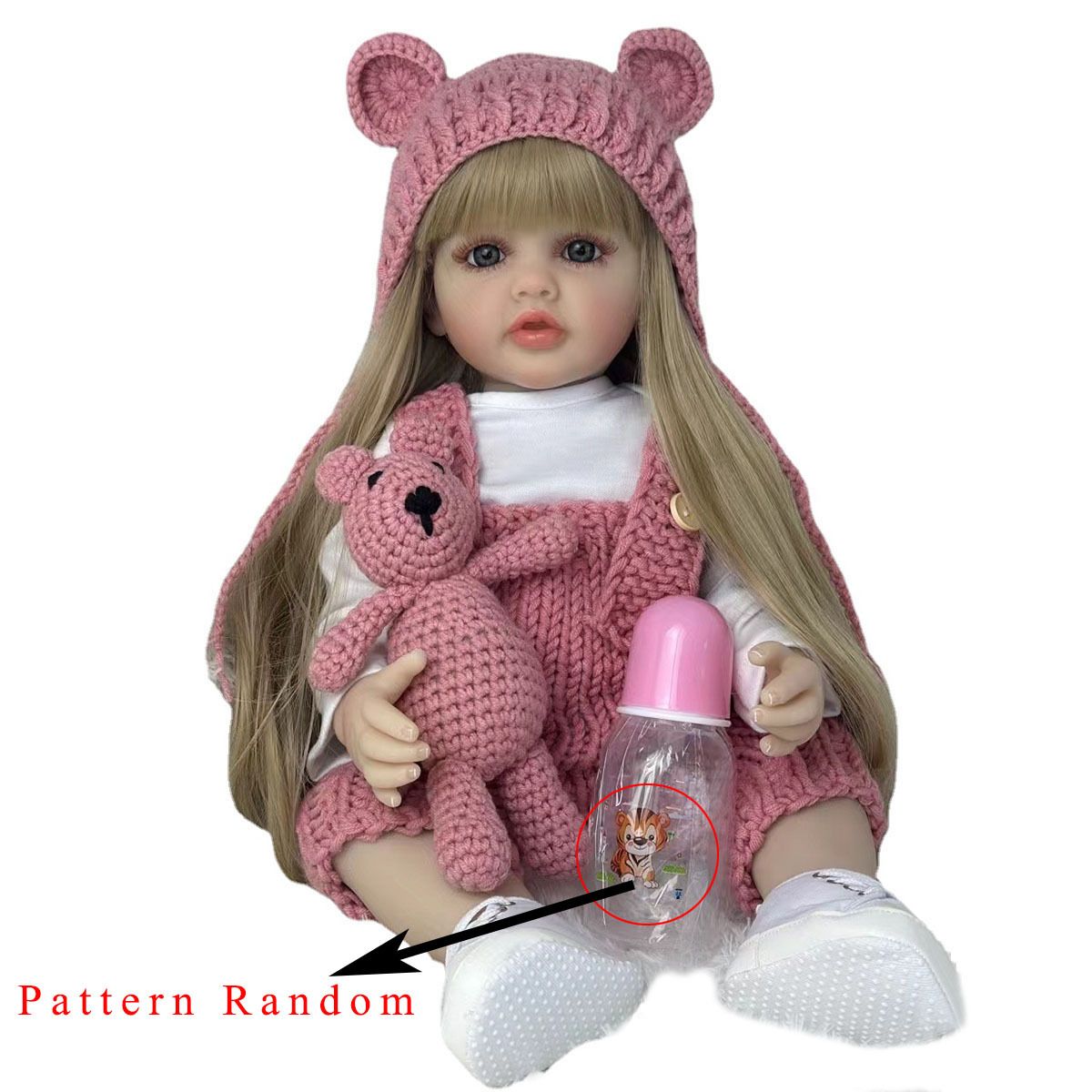 BZDOLL 55cm 22inch Lifelike Re - Reborn Baby Doll Silicone Realistic recension och pris