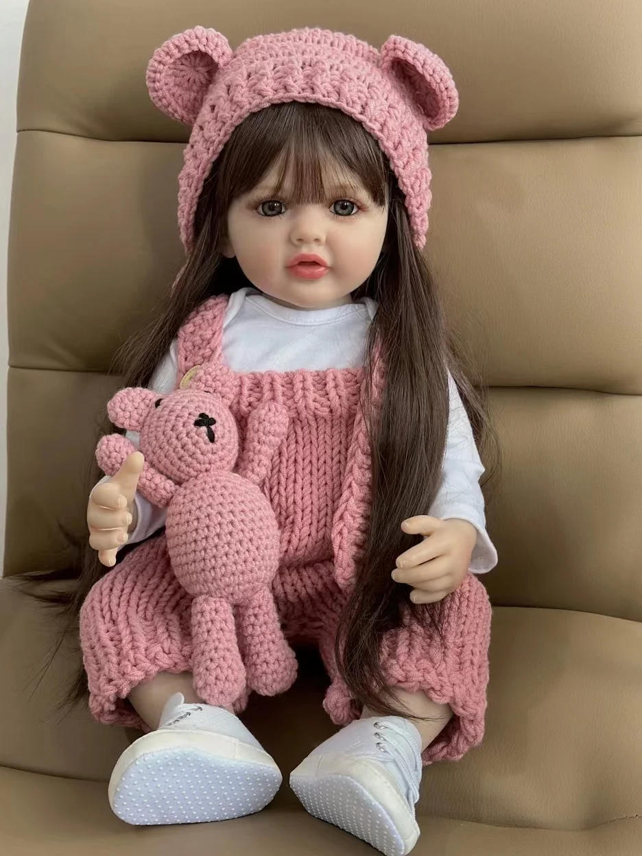 BZDOLL 55cm 22inch Lifelike Re - Reborn Baby Doll Silicone Realistic recension och pris