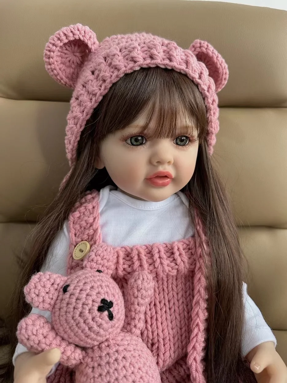 BZDOLL 55cm 22inch Lifelike Re - Reborn Baby Doll Silicone Realistic recension och pris
