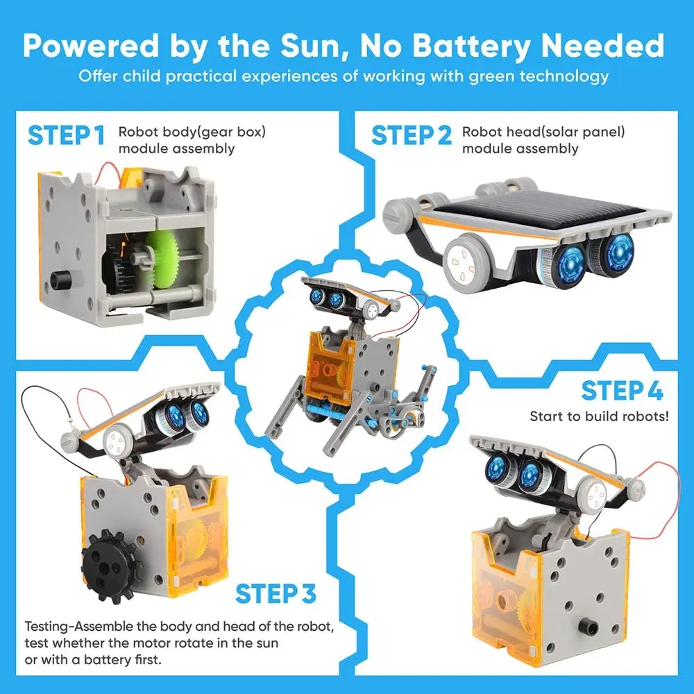 STEM 13-in-1 Education Solar R - Stem Solar Robot Kit For Kids recension och pris