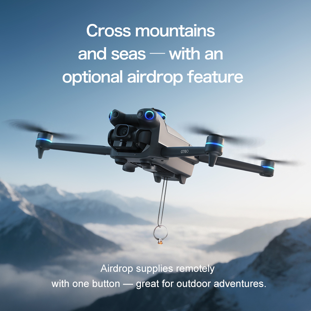 Original GT60 GPS Foldable RC  - Fpv Brushless Rc Drone 4K recension och pris