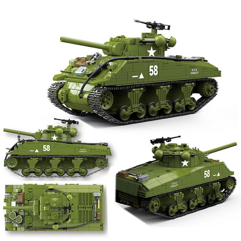 New World WarII Military Weapo - Lego Compatible Military Tank recension och pris