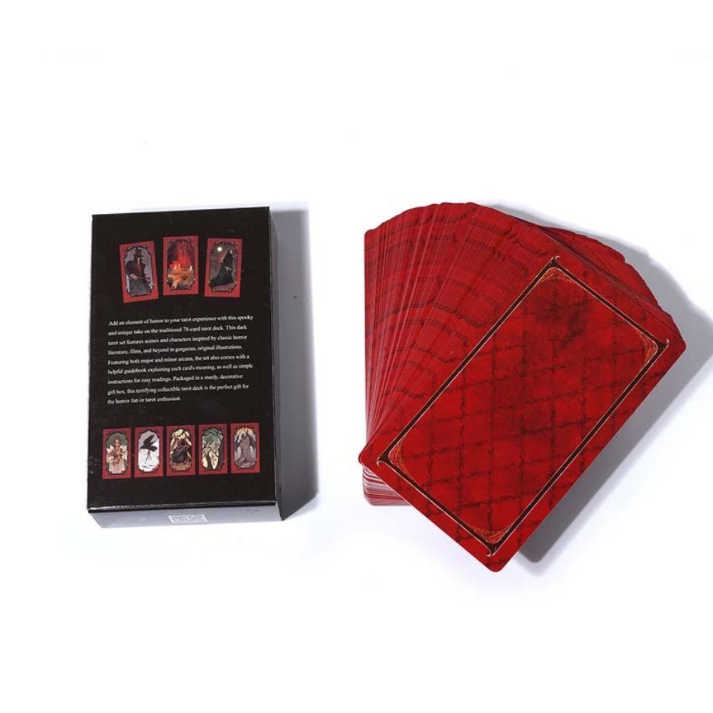 10.3*6cm Horror Tarot Deck Car - Tarot Cards Deck With Guidebook recension och pris