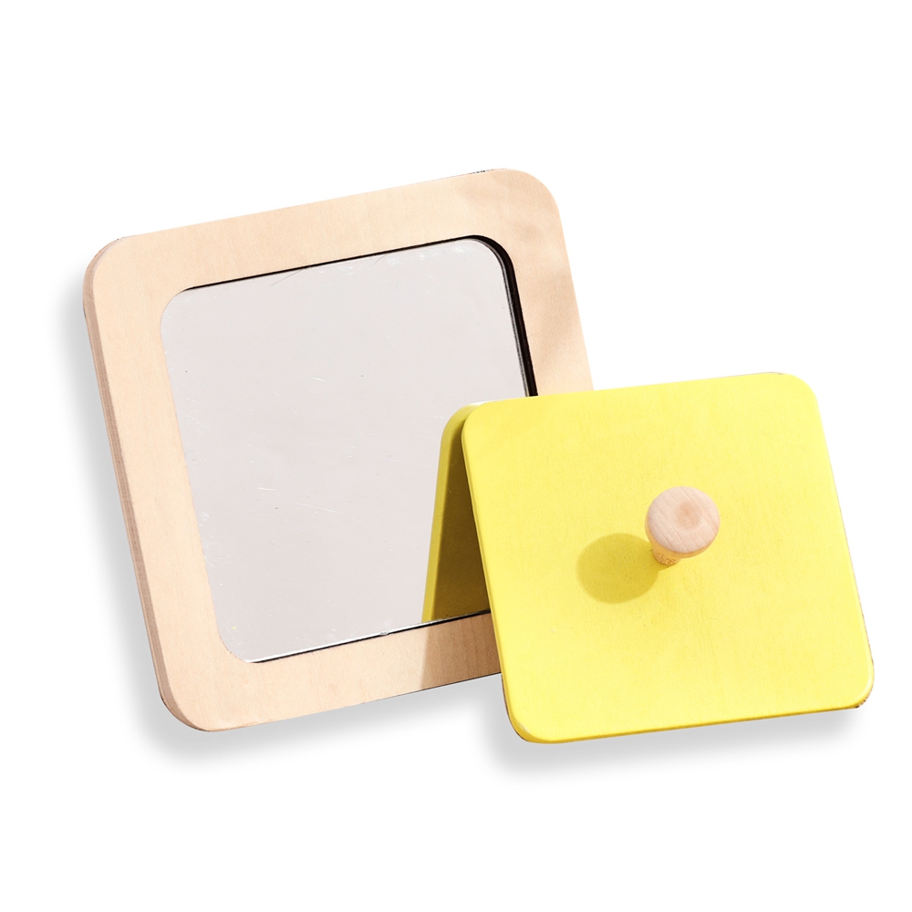 Montessori Wooden Mirror Puzzl - Montessori Wooden Busy Board Toddler recension och pris