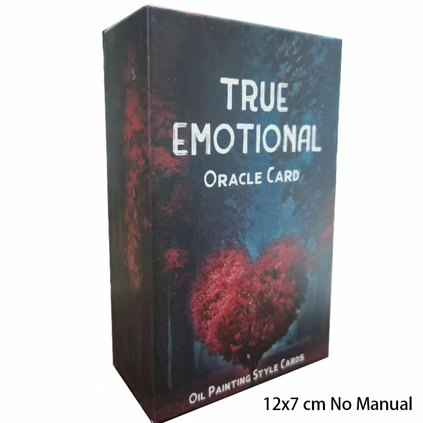 12x7 cm True Emotional Oracle  - Tarot Cards Deck With Guidebook recension och pris