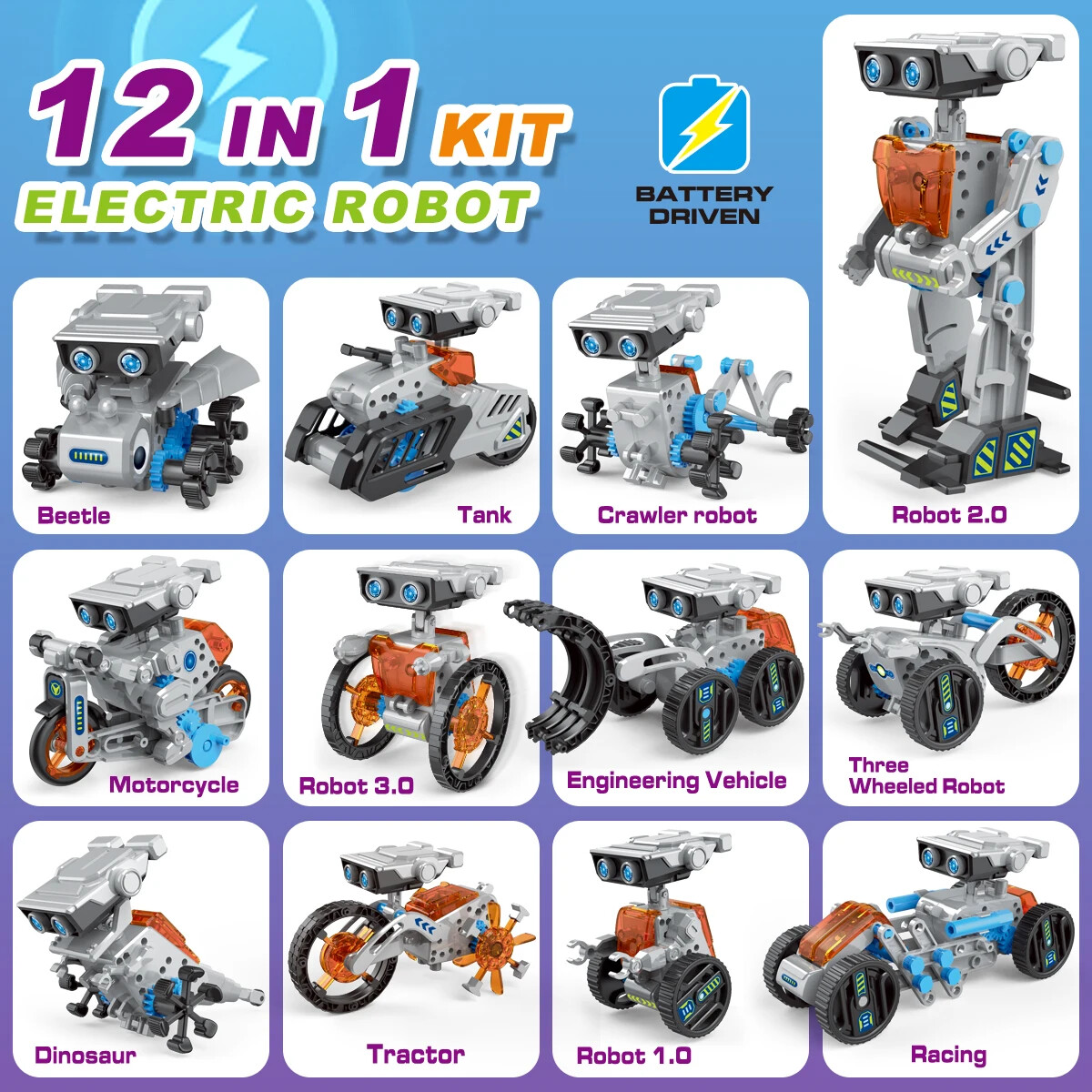 STEM 12-in-1 Education Solar R - Stem Solar Robot Kit For Kids recension och pris