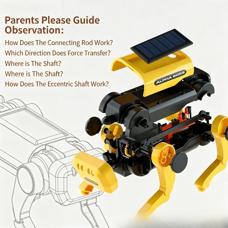 DIY Solar Powered Walking Mech - Stem Solar Robot Kit For Kids recension och pris