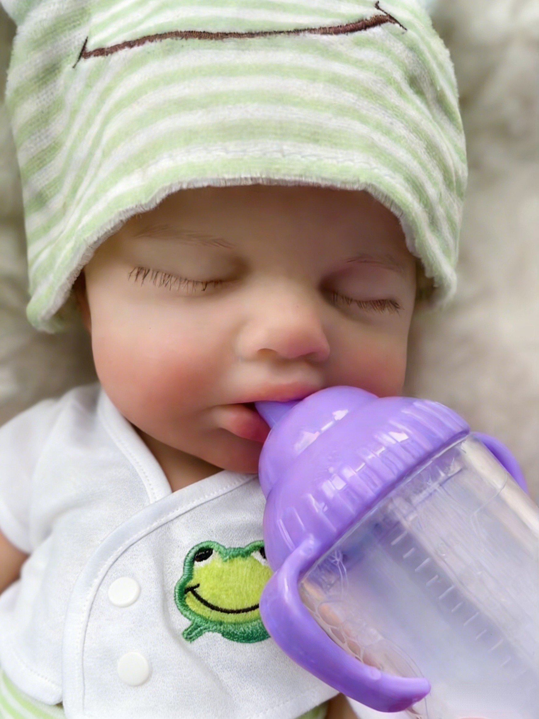 OtardDolls Loulou Can Open mou - Reborn Baby Doll Silicone Realistic recension och pris