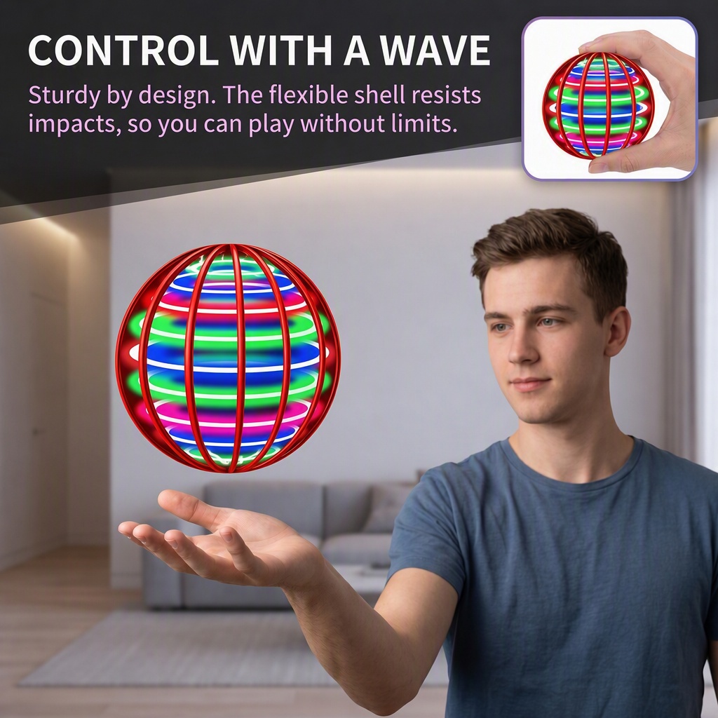 Magic Hand Control Flying Ball - Stem Solar Robot Kit For Kids recension och pris