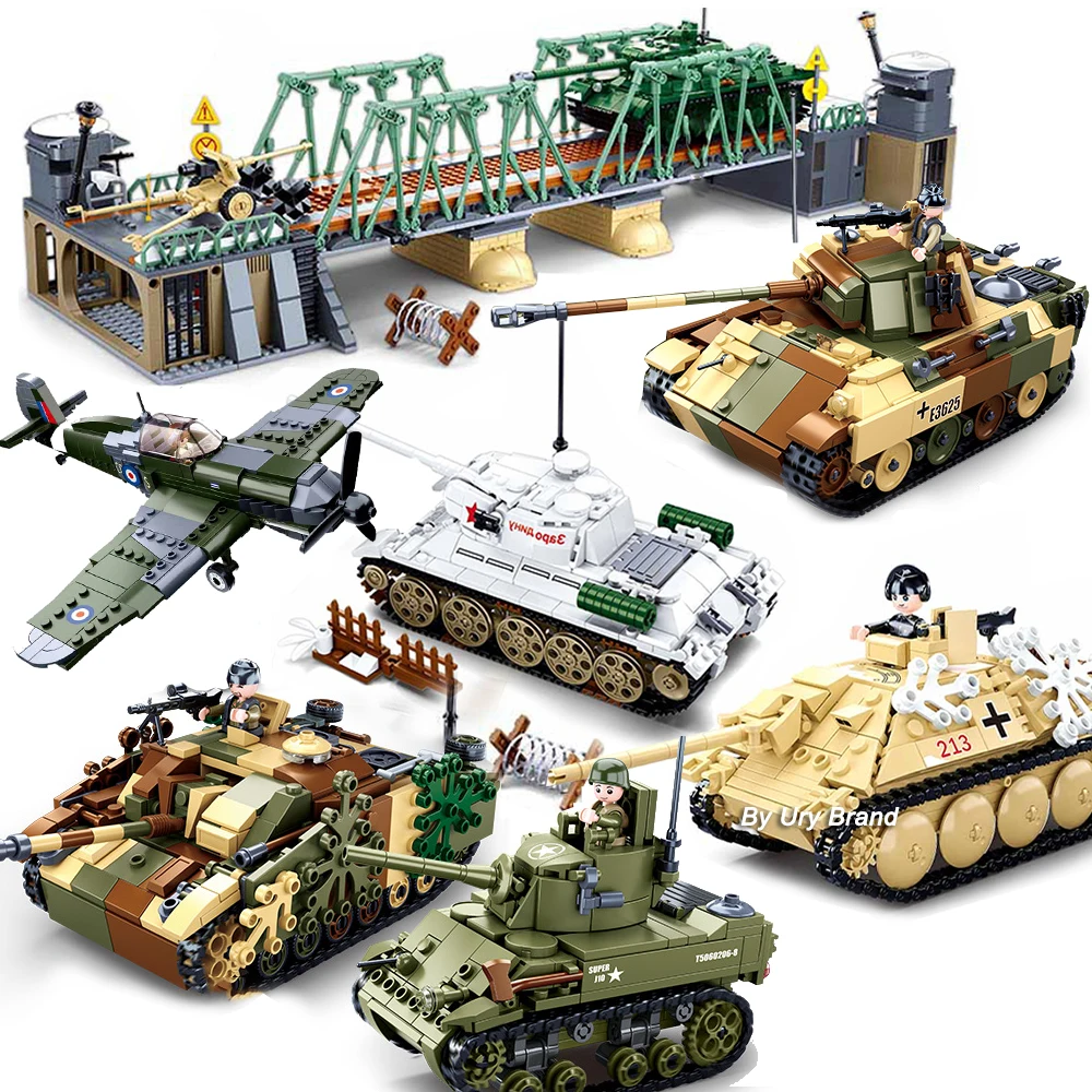 Sluban Military Plane City War - Lego Compatible Military Tank recension och pris