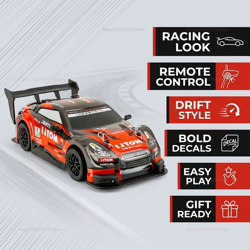 4WD Remote Control Drift Racin - Rc Drift Car 1 24 Scale 4Wd recension och pris