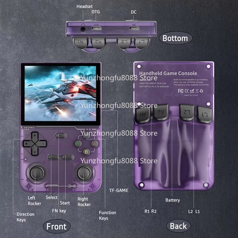 L K36 Handheld Game Console 3. - Retro Handheld Game Console R36S recension och pris