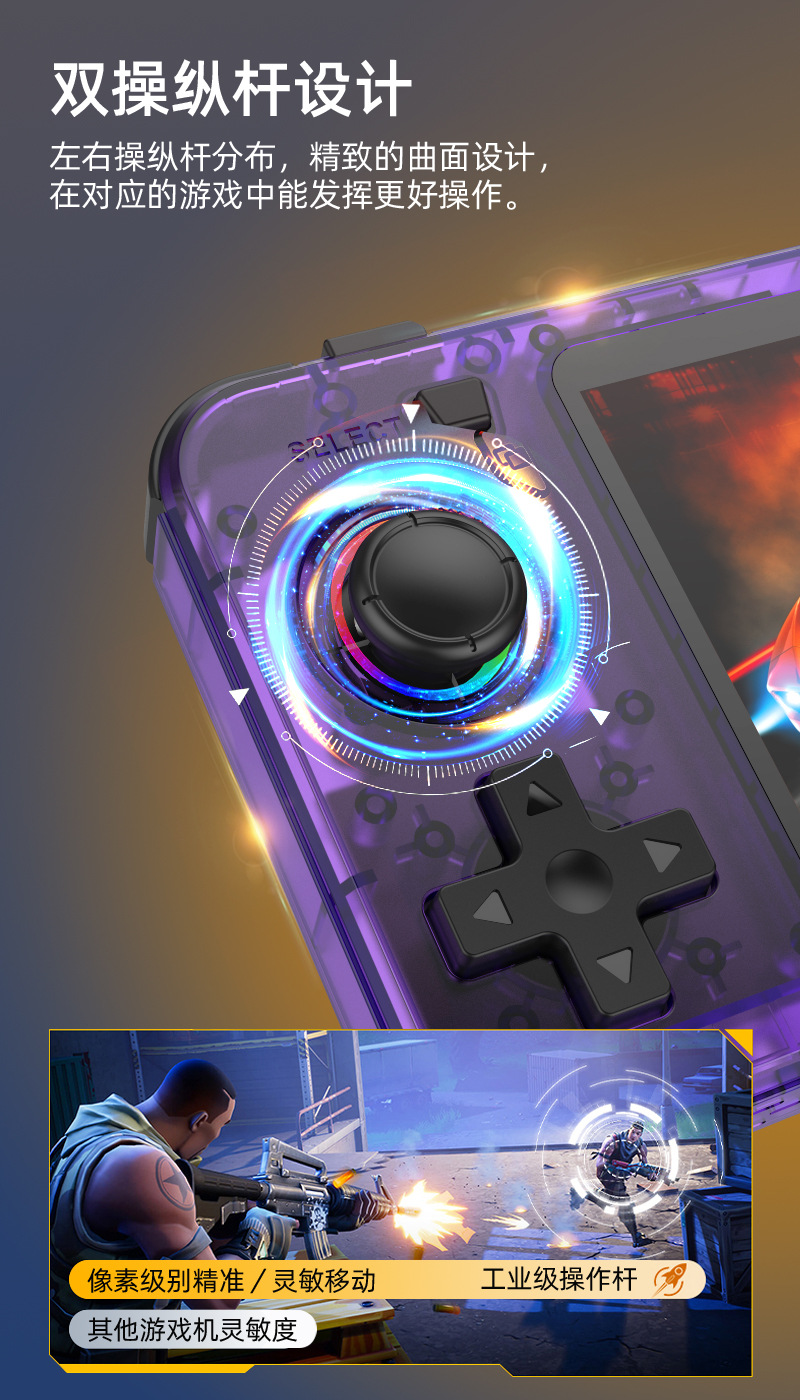 New R36H Retro Handheld Consol - Retro Handheld Game Console R36S recension och pris