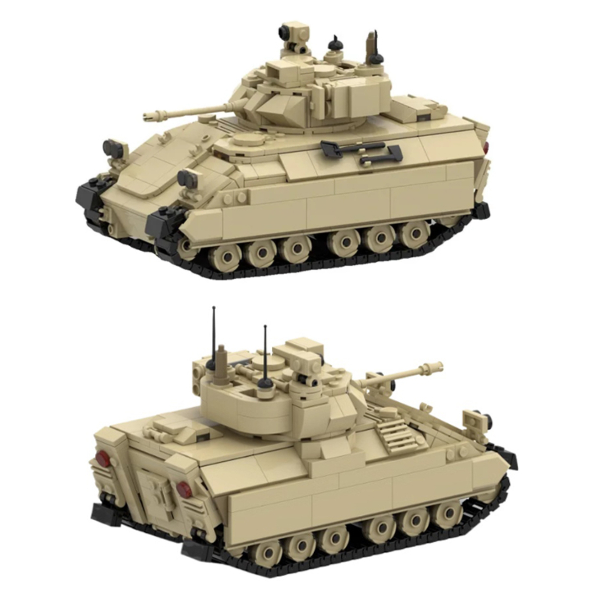 MOC Military Series Tracked Ar - Lego Compatible Military Tank recension och pris