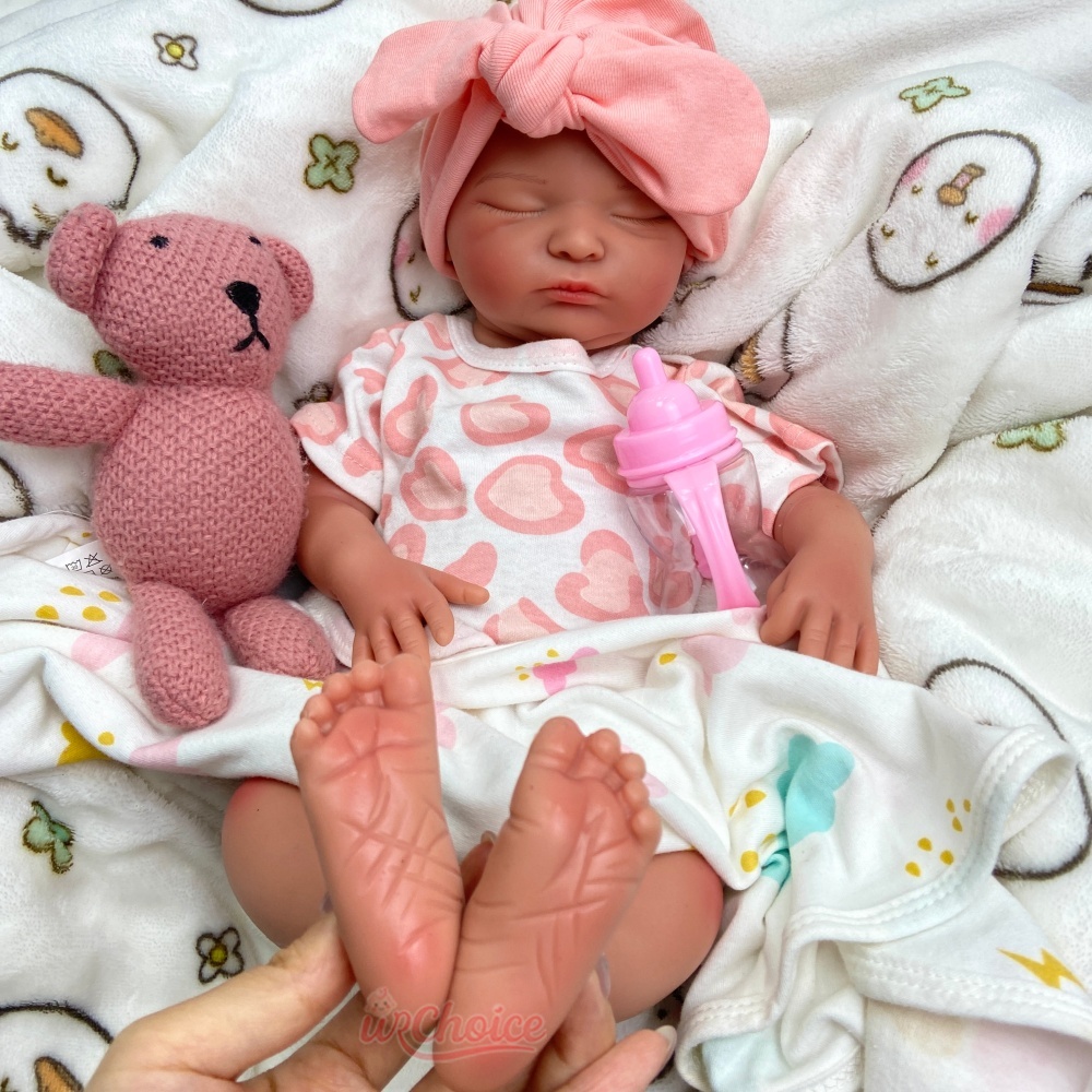 18inch Washable Silicone Rebor - Reborn Baby Doll Silicone Realistic recension och pris