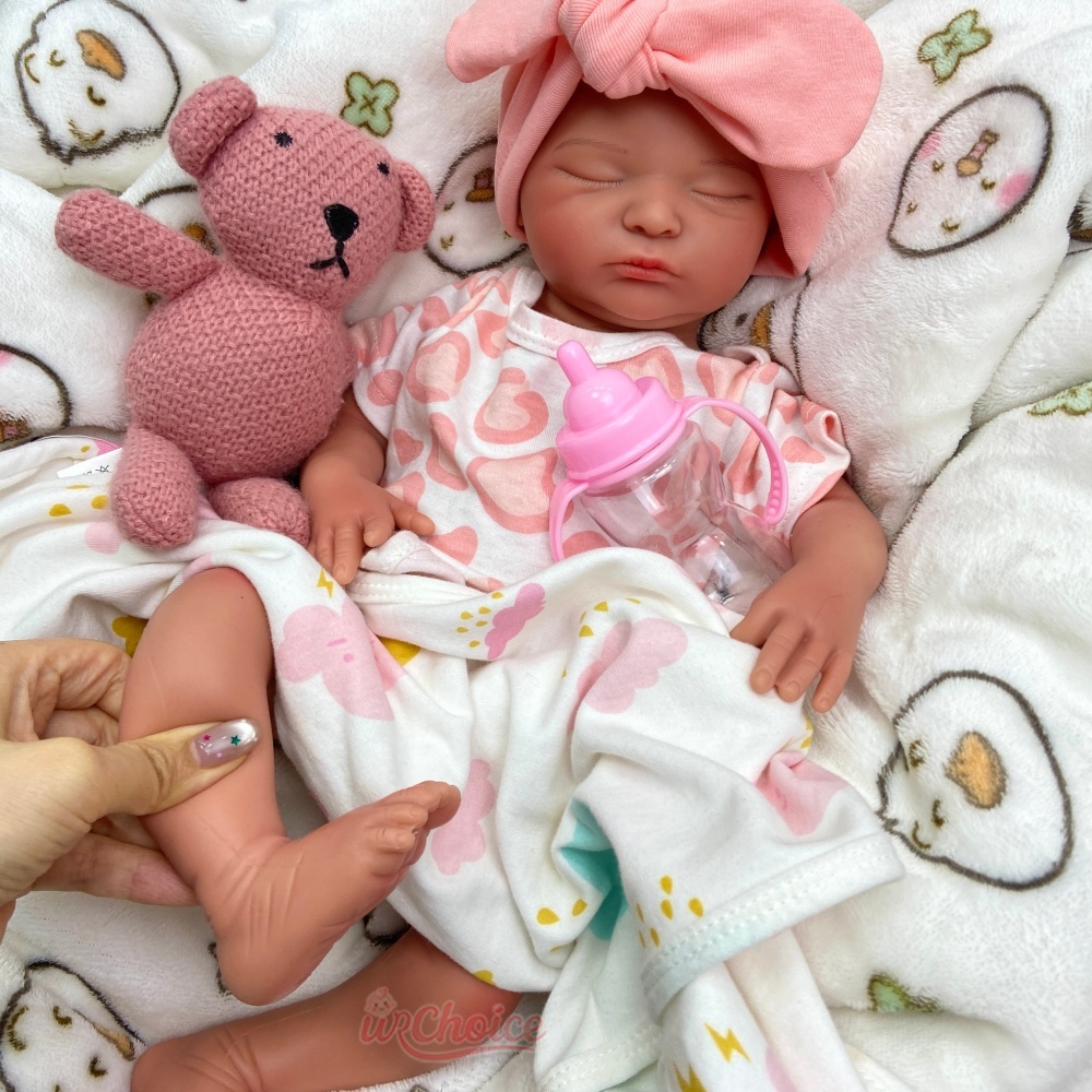 18inch Washable Silicone Rebor - Reborn Baby Doll Silicone Realistic recension och pris